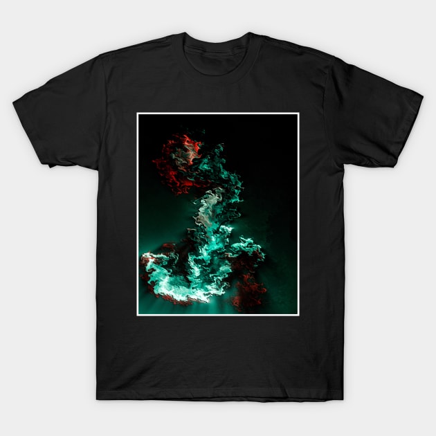 Green flames T-Shirt by BrycePartTimeArtist